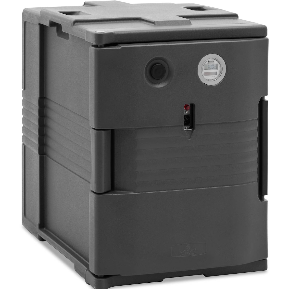 Royal Catering Thermobox beheizt - 90 L - für GN 1/1 Behälter - Frontloader - mit Temperaturanzeige