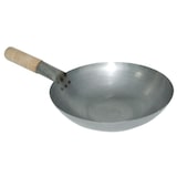 thumbnail of Vogue Stahl Wok flacher Boden 35,5cm