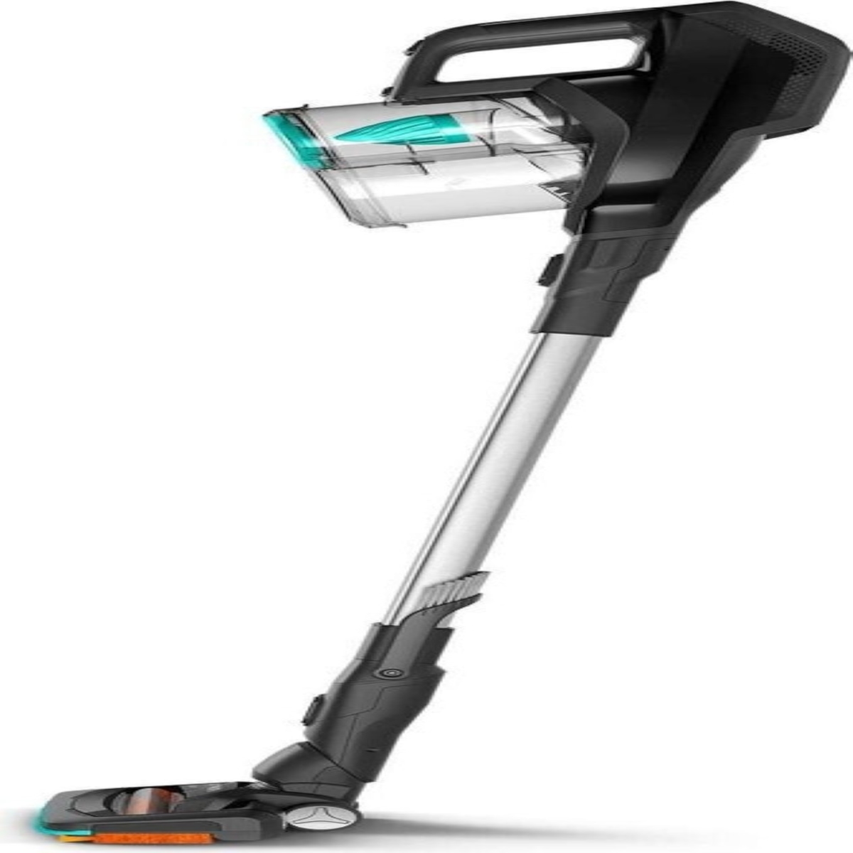 Philips FC6726/01 Animal LED kabelloser 2-in-1 Akku Staubsauger und Handstaubsauger, 180°-Saugdüse, bis zu 40 Min. Laufzeit - Grau