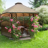 thumbnail of Relaxdays Rankhilfe Obelisk, 2er Set, HBT: 120x16x16 cm, Rankpyramide Kletterpflanzen, Metall, freistehend, schwarz