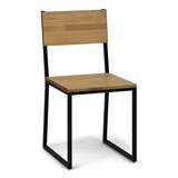 thumbnail of Silla Desmontable Oxford ECO Negra en madera maciza de pino acabado vintage estilo industrial Box Furniture