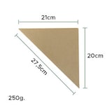 thumbnail of MONOUSO - Cono di Carta Antigasso Kraft 27,5cm 250g (100 Pezzi)