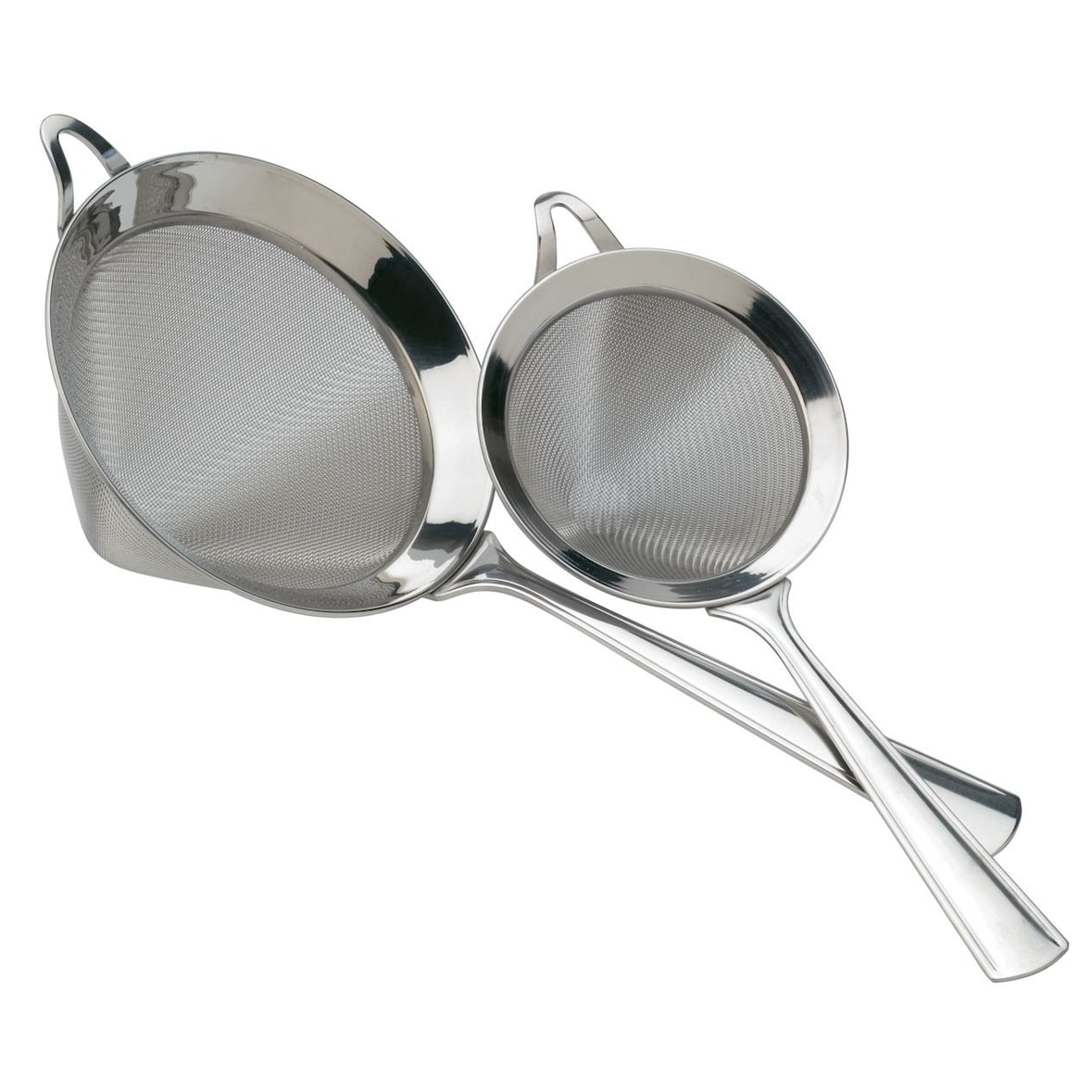 Piazza colino a rete conico con maglia fine in acciaio inox 7 cm