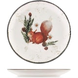 thumbnail of H&H Servizio Tavola 18 Pezzi Garland in Stoneware Decorato, 6 Piatti Piani 26cm, 6 Piatti Fondi 20cm, 6 Piatti Frutta 19,5cm