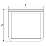 thumbnail of FRICOSMOS-Prateleira para carrinho de serviço 1035x535 mm.