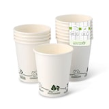 thumbnail of greenbox - Pappbecher 200 ml / 8 oz, Ø 80 mm, "EcoUp©"-Icons, 50 St.