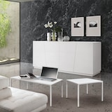 thumbnail of THETIS tavolo da pranzo quadrato di design moderno industrial cm 55 x 55 x 45 h colore Bianco