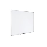 thumbnail of Bi-Office Maya Licht Geruit Gelakt Staal Whiteboard Met Subtiele Aluminium Omlijsting En Pennenbakje, 150x100 cm