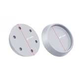 thumbnail of BAUHELD Gummifüße Schwingungsdämpfer 67 x 60 mm 4 Stück Hellgrau