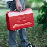 thumbnail of TAINO MOX draagbare barbecue houtskool barbecue BBQ camping barbecue koffer rood barbecue compact