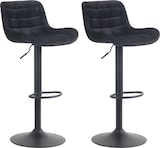 thumbnail of 2er Set Barhocker Tover schwarz/Samt