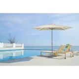 thumbnail of METRO PROFESSIONAL Sombrilla cuadrada, aluminio, 3 x 3 m, repelente al agua, humus/gris