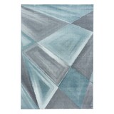 thumbnail of Teppich Wohnzimmer Geometrisch Pflegeleicht Waschbar Strapazierfähig Schlafzimmer OEKO-TEX Blau 200x290 cm – ANDALO von Kadima Design