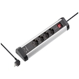 thumbnail of Sygonix SY-5145336 Tischsteckdose Schwarz, Silber Schutzkontakt 1 St.