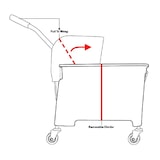 thumbnail of Jantex Moppeimer mit Mopppresse blau 20L