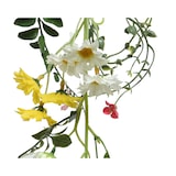 thumbnail of 1 Künstliche Wildblumen Girlande 180cm Kunstblumengirlande Blumengirlande Dekoblumen Hängedeko Tischdeko Hochzeitsdeko Blumenranken