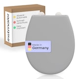thumbnail of Duroplast WC Sitz Made in Germany GREY Premium mit Absenkautomatik und Schnellverschluss, Toilettendeckel, Klodeckel
