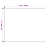 thumbnail of vidaXL Nep Konijnenbont Tapijt Olite Taupe 200 x 280 cm Polyester