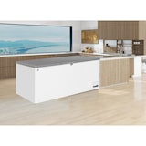 thumbnail of METRO Professional Congélateur bahut GHF2700S, acier, 188 x 73.5 x 94.5 cm, 700 L, 125 W, 3 paniers, éclairage LED, avec serrure, blanc / gris