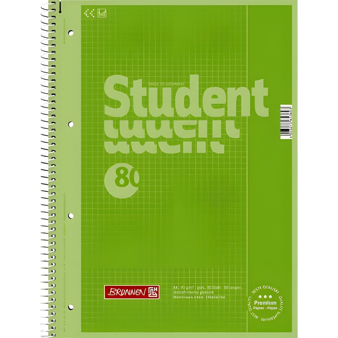 BRUNNEN Collegeblock A4 kiwi Lineatur 26 1067926152