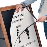 thumbnail of Magnetoplan Outdoor Kundenstopper MULTI - DIN A1 - 70,4x115x75cm (BxHxT) - wetterfest -auch als Kreidetafel nutzbar