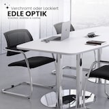 thumbnail of bümö Konferenztisch groß KT40 in Eiche Füße in Graphit