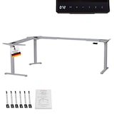 thumbnail of Albatros LIFT L7S Gestell für Eckschreibtisch Höhenverstellbar Elektrisch silber - Winkelschreibtisch Memoryfunktion, Kindersicherung