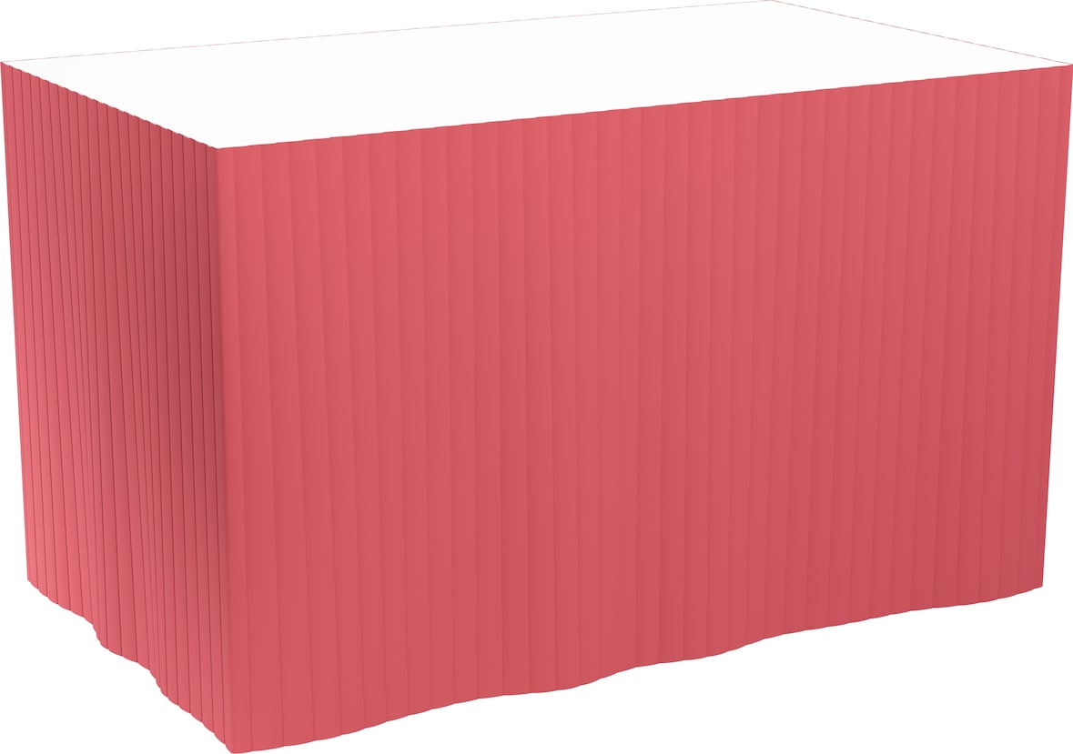 Duni Dunicel®-Skirtings 0,72 x 4 m Bordeaux, 5 Stk/Krt (5 x 1 Stk)