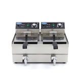 thumbnail of Friteuse - 2 x 10 L - 2 paniers - avec robinet de vidange