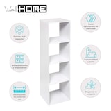 thumbnail of WellHome - Ripiano Top Mix Bianco a 4 scomparti 34,5x32x134cm
