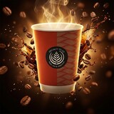 thumbnail of 500 Doppelwand Double Wall Kaffeebecher 300 ml Ø 90 x 110 mm "Specialty to Go"