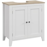 thumbnail of kleankin mueble para debajo del lavabo armario lavabo con pie armario bajo con 2 puertas y estante ajustable estilo moderno 60x30x60 cm blanco