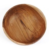 thumbnail of Bazar Bizar Kom van teakhout 16x16x5 cm naturel - Set van 6