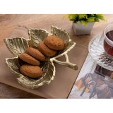 thumbnail of Dekoschale Schale Aluminium  Blattschale : gold