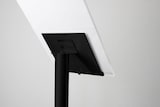 thumbnail of Edelstahl-Infoständer-System »Q« schwarz, DIN A3 schräg