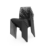 thumbnail of METRO PROFESSIONAL Chaise de terrasse Saphir, empilable, plastique, anthracite