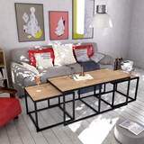 thumbnail of Skye Decor, Gigante- GiganteZNA, Eichenfarbig,,Schwarz, Couchtische, 50x120x60 cm, 100% Melaminbeschichtete Partikelplatte