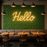 thumbnail of WellHome – Giardino verticale artificiale – Pannello siepe 100x100 cm per interni ed esterni – Foglie verdi
