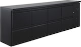 thumbnail of GastroHero Barkühltisch 8 Schubladen 2545 mm Getränkekühler Umluftkühlung +2 bis +8 °C LED schwarz 687 Liter Gastro Kühltisch