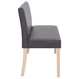 thumbnail of Helloshop26 - Sitzbank 139,5 x 54 x 85,5 cm graues Kunstleder 02_0010990