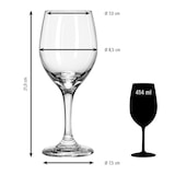 thumbnail of Libbey 12er Set Gobletglas -PERCEPTION- 414 ml, Ø 8,5 cm, H: 21 cm