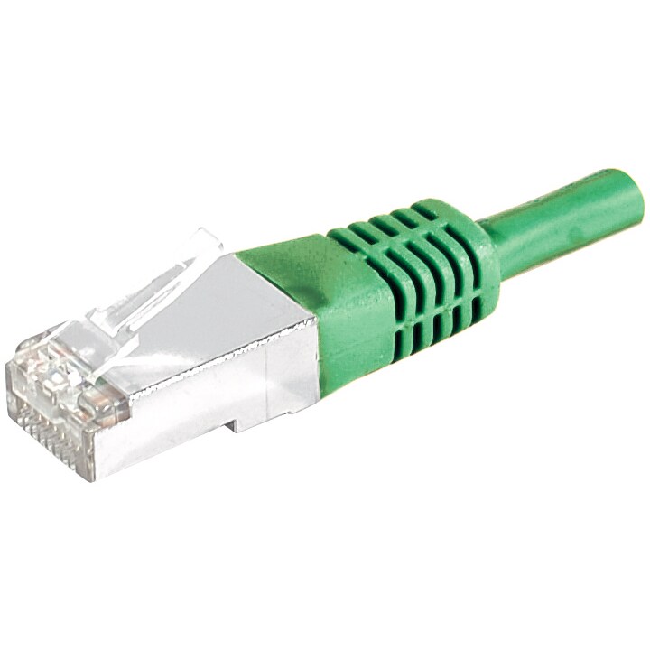 GENERIQUE cordon RJ45 catégorie 6 S/FTP vert - 5 m