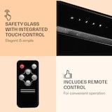 thumbnail of Klarstein Remy Deckenhaube 90 cm 619 m³/h 230W 3 Stufen  Fernbedienung Schwarz