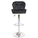 thumbnail of Barhocker HWC-A92, Barstuhl Tresenhocker, höhenverstellbar Kunstleder ~ schwarz