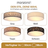 thumbnail of Deckenlampe Sternenhimmel 30cm weiß