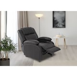 thumbnail of Sillón TV Sillón reclinable Sillón reclinable Lincoln, imitación de cuero ~ negro