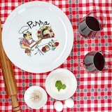 thumbnail of 6er Set Mario XXL Pizzateller Ø33,5cm 6 Pers. Teller Pizza Bäcker große Platte