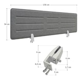 thumbnail of SVITA Schreibtisch Sichtschutz Trennwand 138x34 cm (BxH) Büro Tischtrennwand