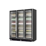 thumbnail of Gastro Getränkekühlschrank Kühlschrank Gewerbekühlschrank 1200l 3 Glastüren 0/10°C
