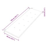 thumbnail of vidaXL Batavia-Bank mit Taupe Kissen 150 cm Massivholz Teak